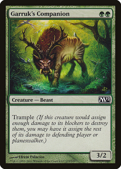 Garruk's Companion (M12-175) (Foil)