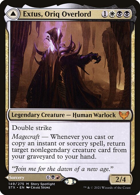 Extus, Oriq Overlord // Awaken the Blood Avatar (STX-149) (Foil)