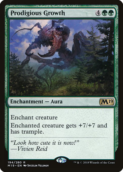 Prodigious Growth (M19-194)