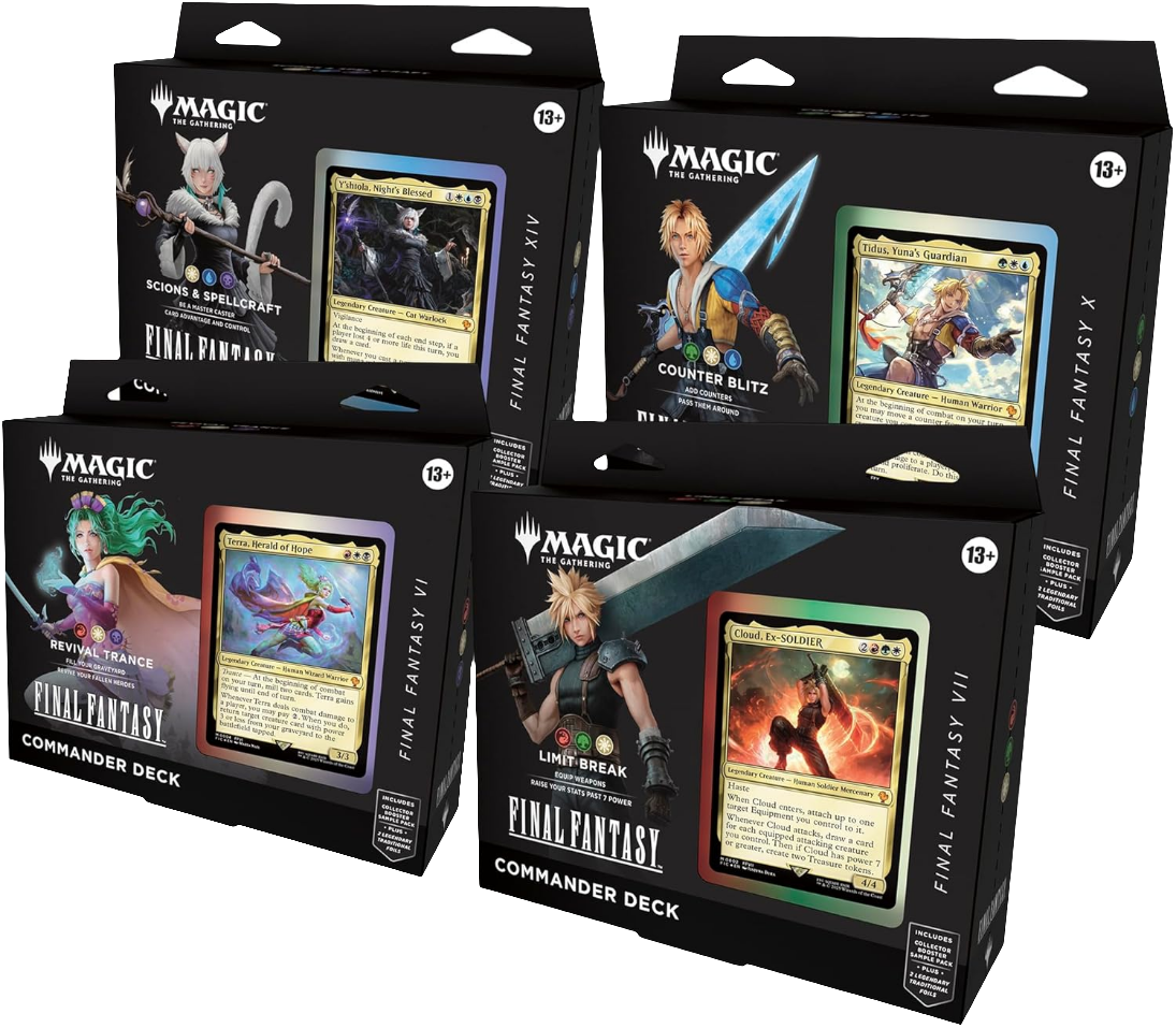 Magic The Gathering: Final Fantasy Commander Decks