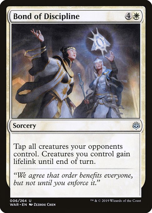 Bond of Discipline (WAR-6)