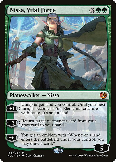 Nissa, Vital Force (KLD-163)