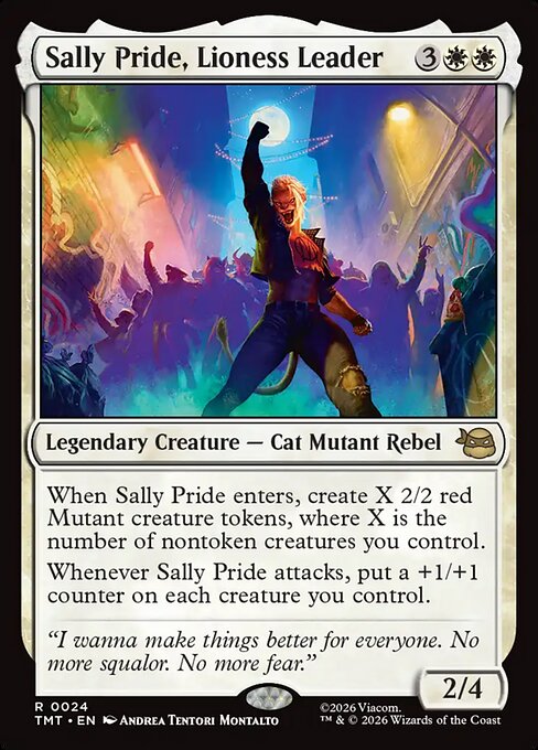 Sally Pride, Lioness Leader (TMT-24) (Foil)