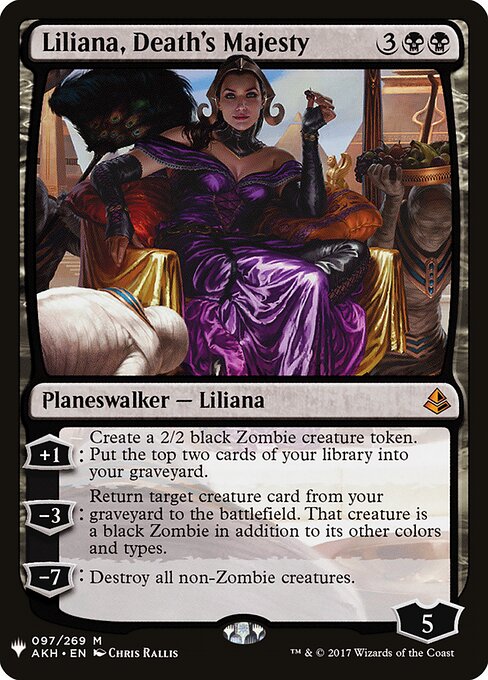 Liliana, Death's Majesty (PLST-AKH-97)