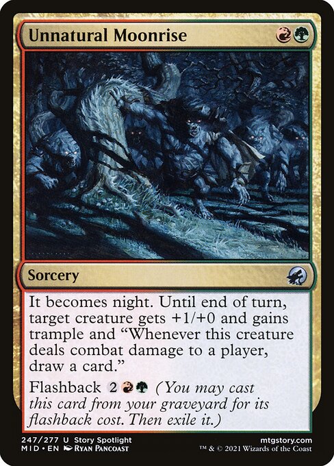 Unnatural Moonrise (MID-247) (Foil)