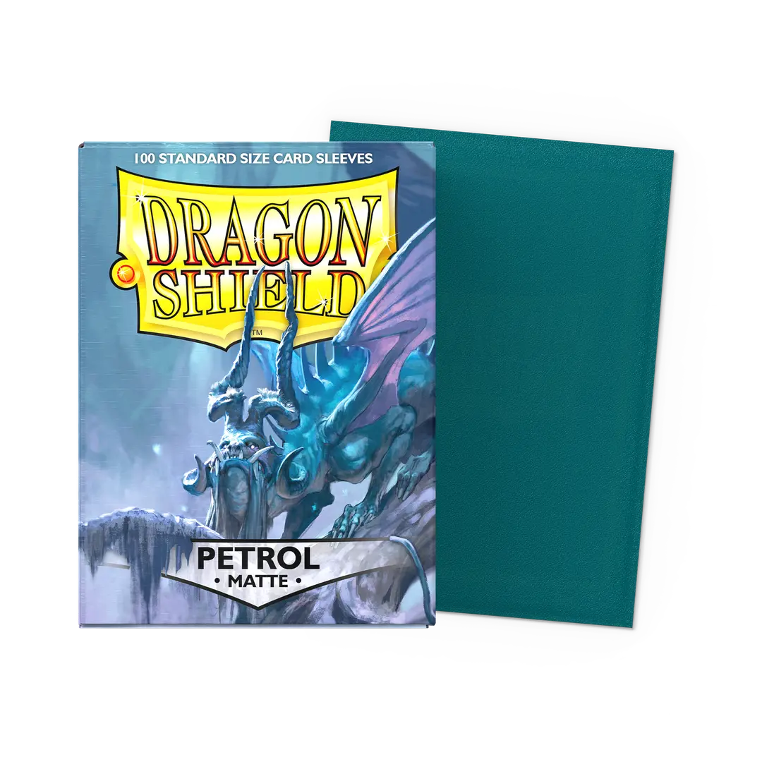 Dragon Shield: 100 Matte Sleeves - Petrol