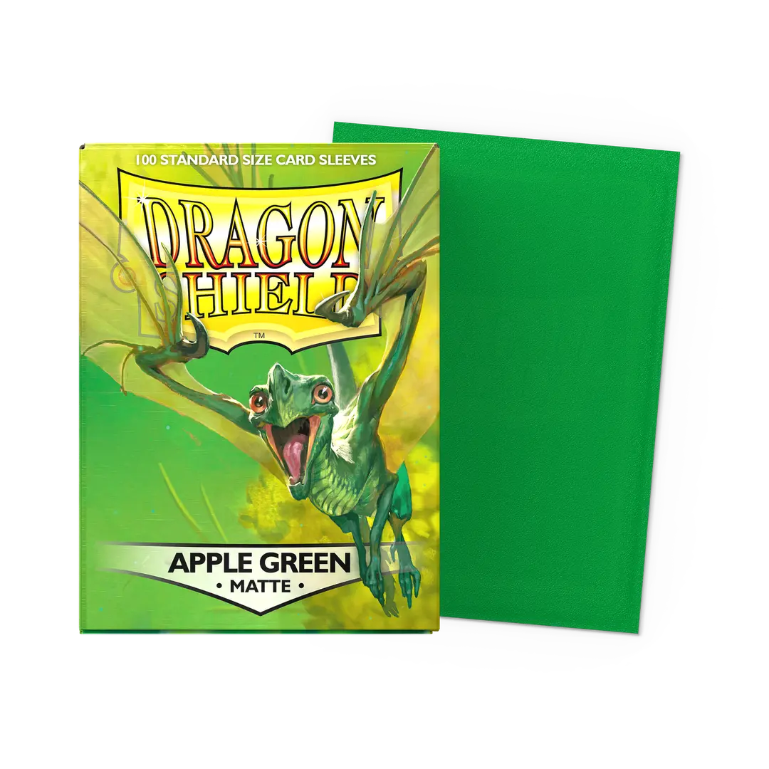 Dragon Shield: 100 Matte Sleeves - Apple Green
