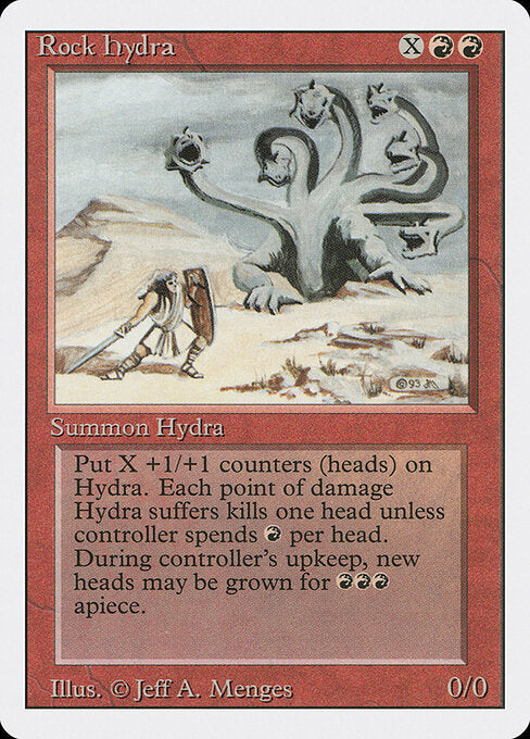 Rock Hydra (3ED-173) [Played]