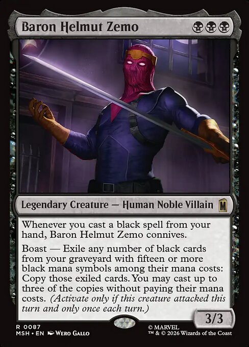 Baron Helmut Zemo (MSH-87)