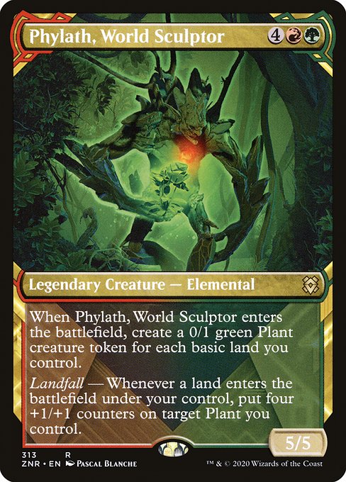Phylath, World Sculptor (ZNR-313) (Foil)