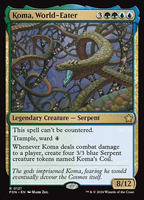 Koma, World-Eater (FDN-121) (Foil)