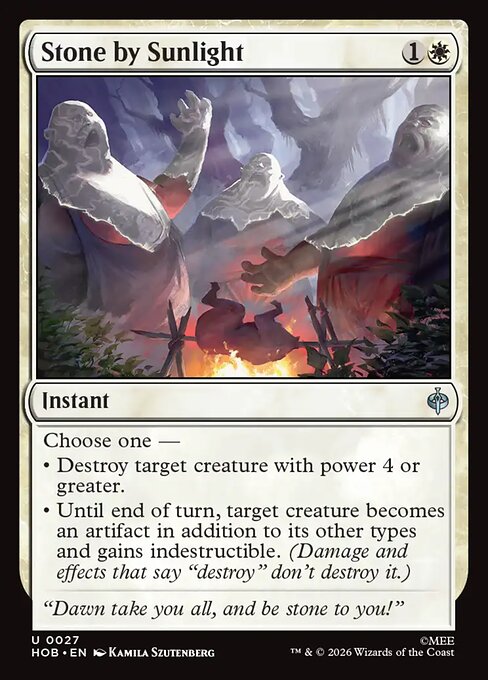 Stone by Sunlight (HOB-27) (Foil)