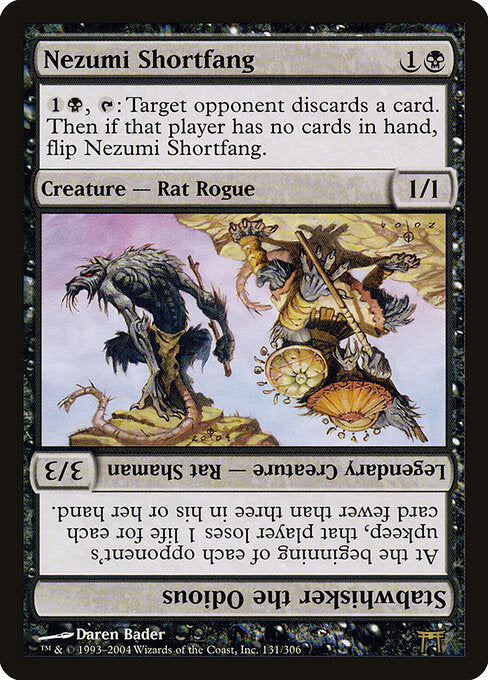 Nezumi Shortfang // Stabwhisker the Odious (CHK-131)