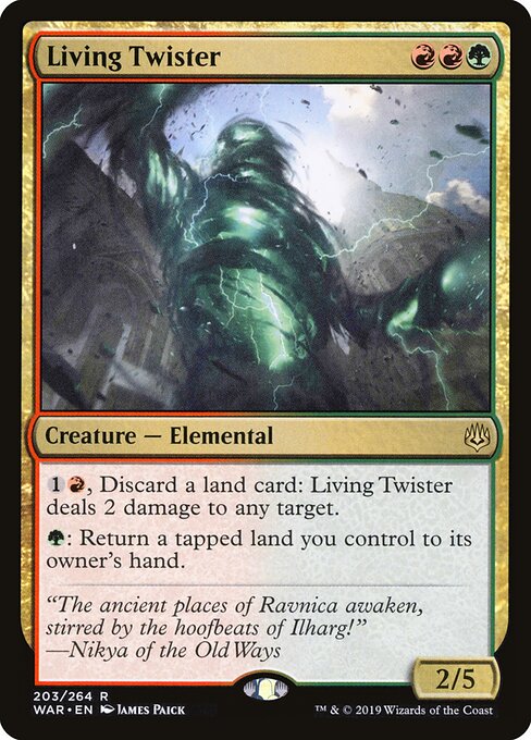 Living Twister (WAR-203) (Foil)