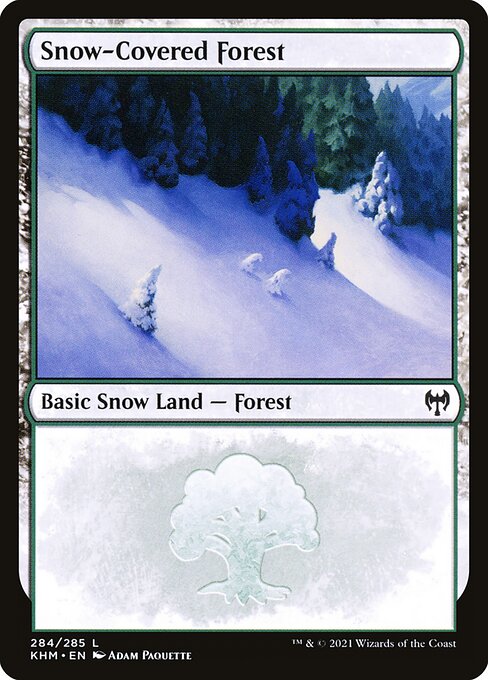 Snow-Covered Forest (KHM-284) (Foil)