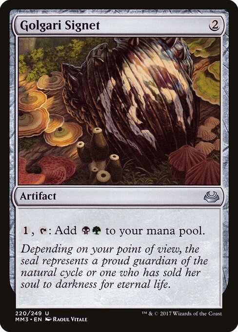 Golgari Signet (MM3-220)