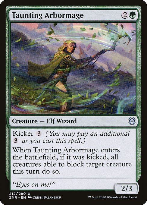 Taunting Arbormage (ZNR-212)