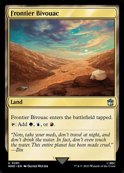 Frontier Bivouac (WHO-281)