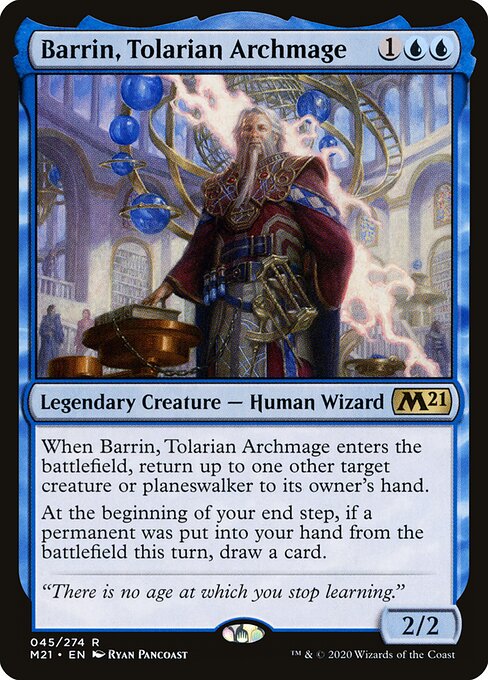 Barrin, Tolarian Archmage (M21-45) (Foil)