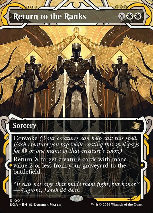 Return to the Ranks (SOA-11)