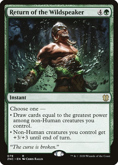 Return of the Wildspeaker (ZNC-79)
