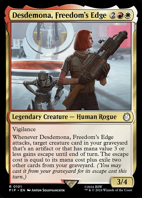 Desdemona, Freedom's Edge (PIP-101)