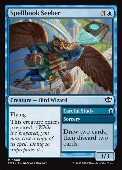 Spellbook Seeker // Careful Study (SOS-68)
