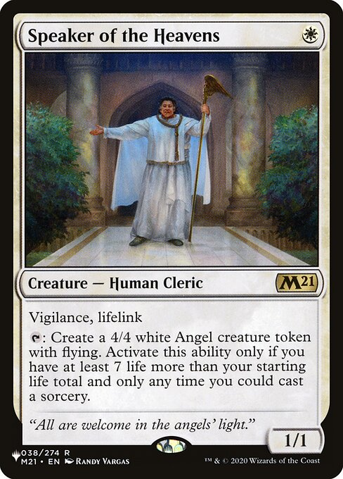 Speaker of the Heavens (PLST-M21-38)