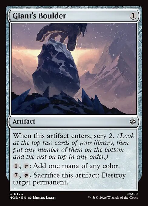 Giant's Boulder (HOB-173)