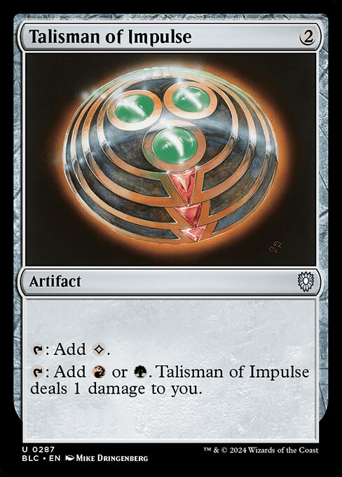 Talisman of Impulse (BLC-287)
