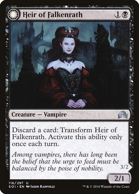 Heir of Falkenrath // Heir to the Night (SOI-116)