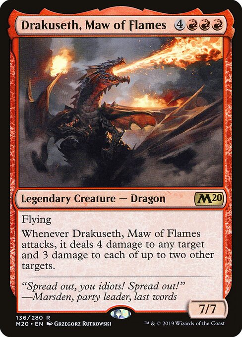 Drakuseth, Maw of Flames (M20-136)