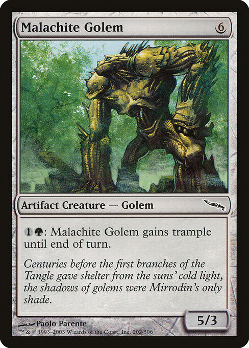 Malachite Golem (MRD-202)