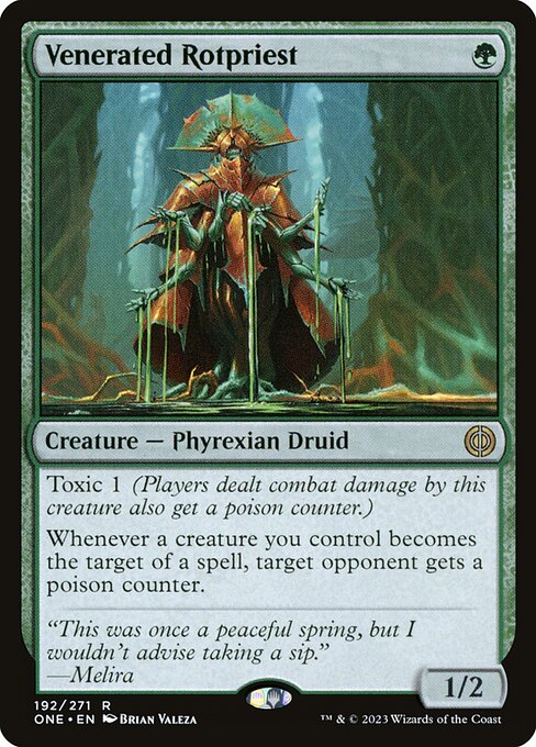 Venerated Rotpriest (ONE-192) (Foil)