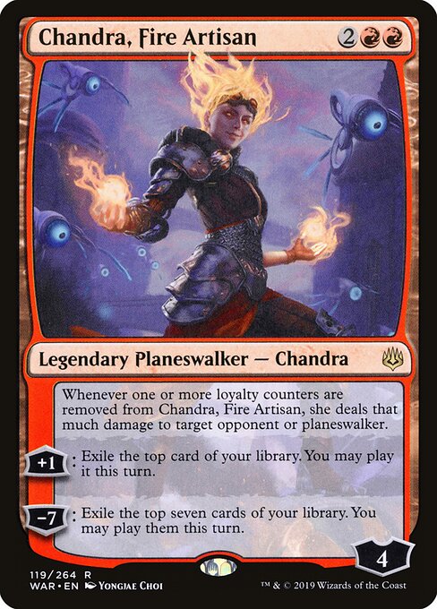 Chandra, Fire Artisan (WAR-119)