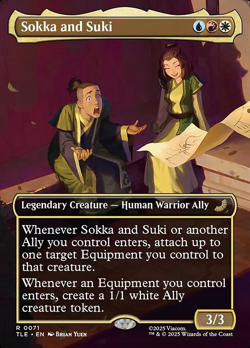 Sokka and Suki (TLE-71) (Foil)