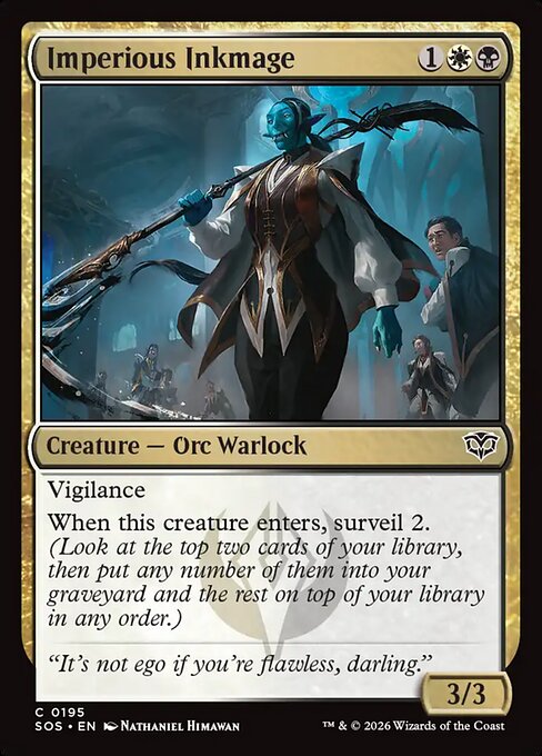 Imperious Inkmage (SOS-195) (Foil)