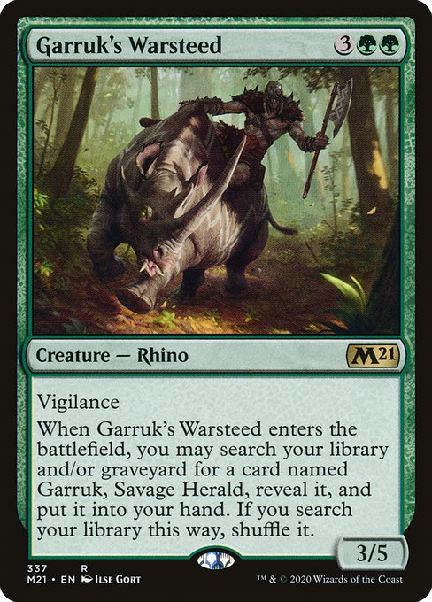 Garruk's Warsteed (M21-337)