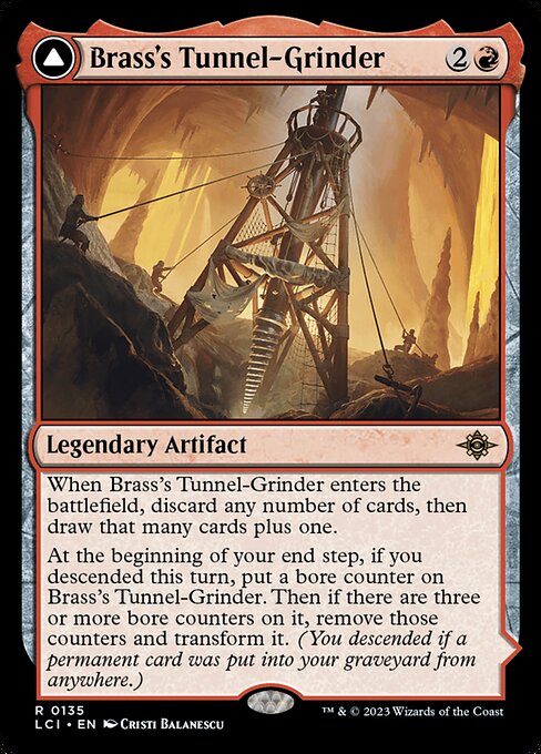 Brass's Tunnel-Grinder // Tecutlan, the Searing Rift (LCI-135)