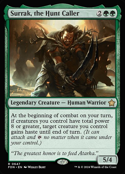Surrak, the Hunt Caller (FDN-647)
