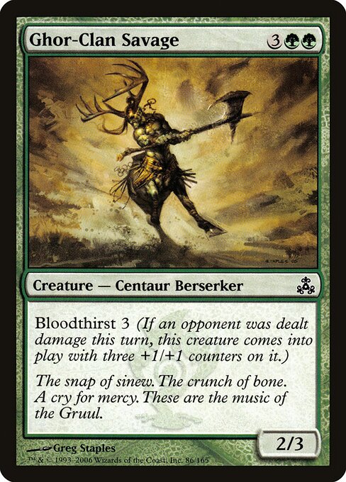 Ghor-Clan Savage (GPT-86)