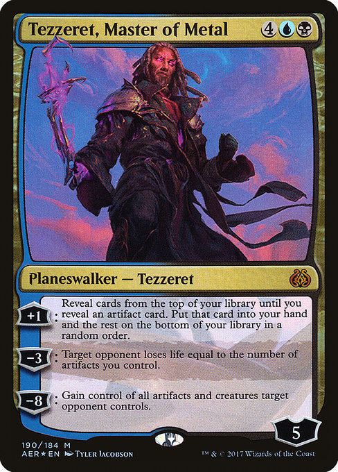 Tezzeret, Master of Metal (AER-190) (Foil)