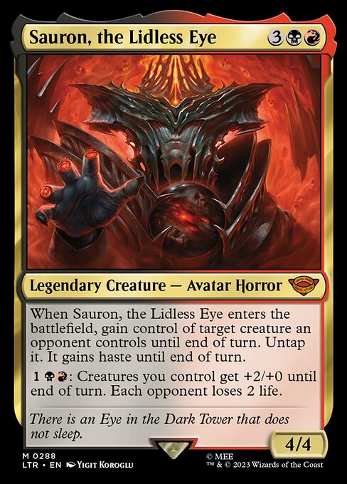 Sauron, the Lidless Eye (LTR-288) (Foil)