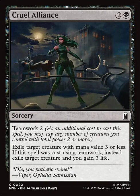 Cruel Alliance (MSH-92) (Foil)