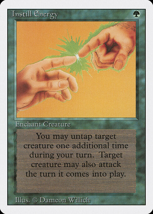 Instill Energy (3ED-203) [Light Played]