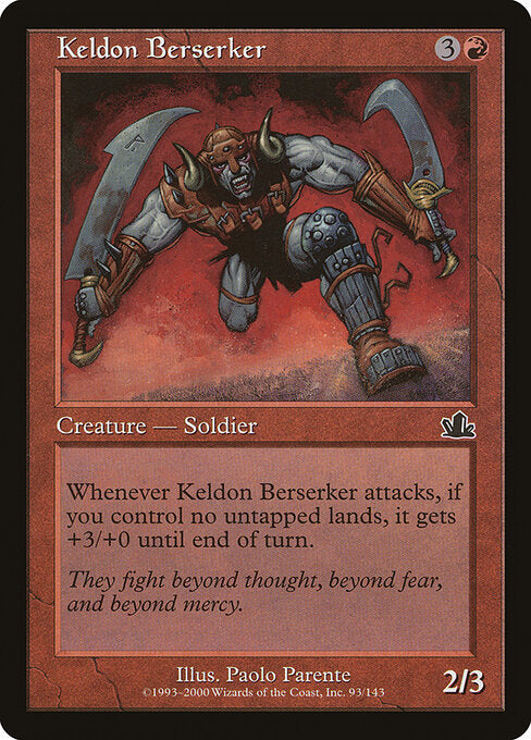 Keldon Berserker (PCY-93) (Foil)