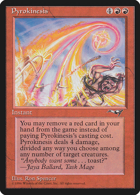 Pyrokinesis (ALL-78) [Light Played]