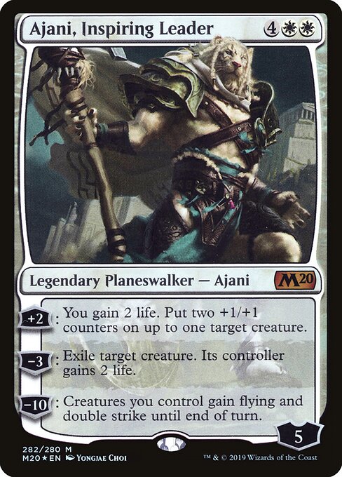 Ajani, Inspiring Leader (M20-282) (Foil)