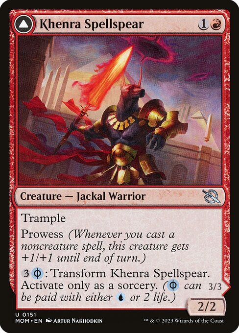 Khenra Spellspear // Gitaxian Spellstalker (MOM-151)