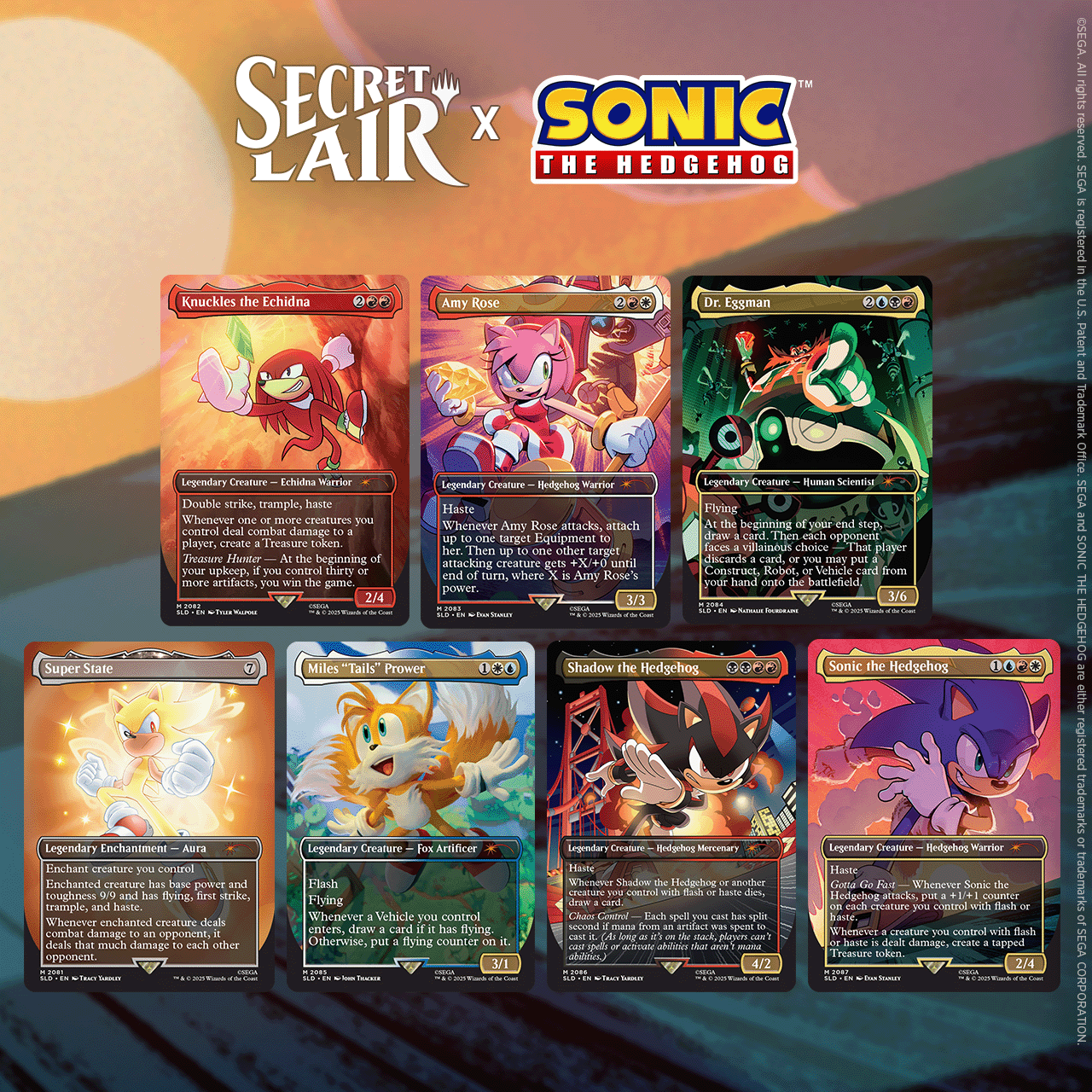 Magic The Gathering: Secret Lair x Sonic: Friends & Foes